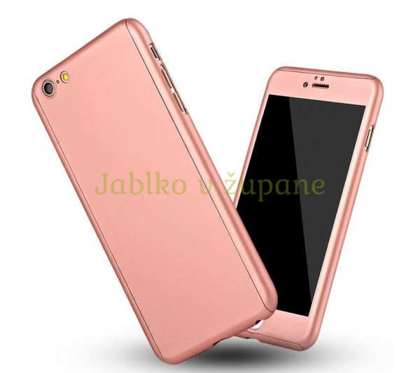 360° kryt iPhone 6 Plus/6S Plus - ružový